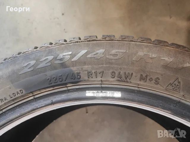 2бр.зимни гуми 225/55/17 Bridgestone, снимка 10 - Гуми и джанти - 55829184