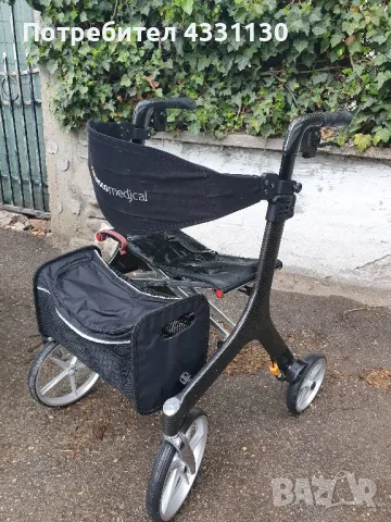 ролатор ,проходилка за възрастни карбонова, снимка 2 - Ролатори - 50250017