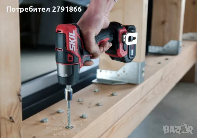 Ударен акумулаторен гайковерт SKIL SD1E2280DA комплект със 12VС батерия 2.0Ah и бързозарядно, снимка 6 - Други инструменти - 48264915