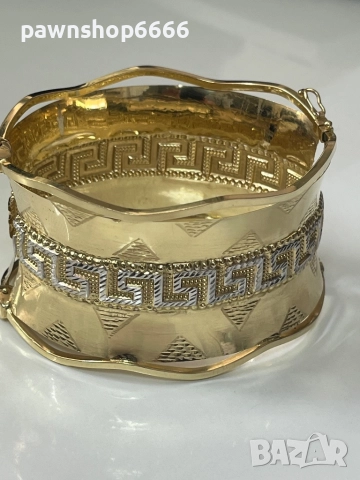 Златна гривна 14 карата , снимка 10 - Гривни - 51888023