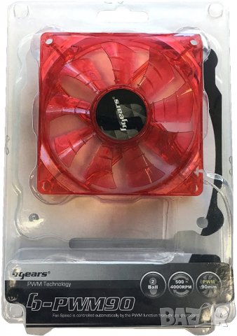 BGEARS охладител 90 x 90 x 25 mm, 500-4000 rpm, Въздушен поток 88 CFM, снимка 4 - Други - 36761033