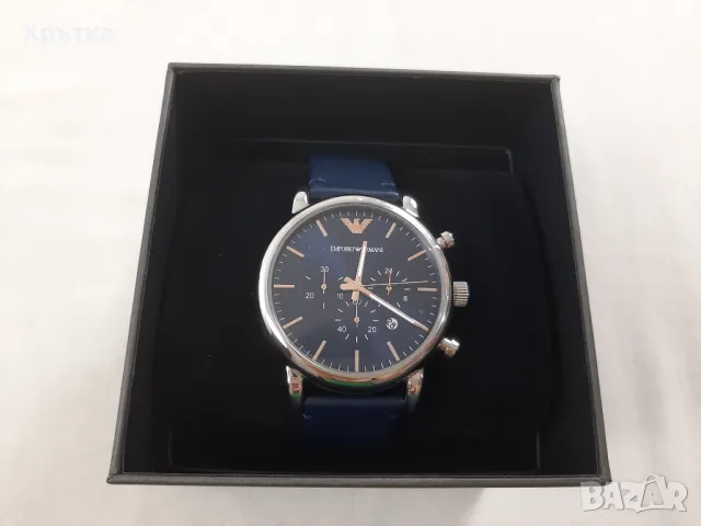 Emporio Armani Luigi Watch - Оригинален мъжки часовник, снимка 6 - Мъжки - 50392986