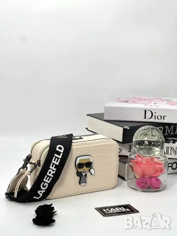 Дамска чанта Karl Lagerfeld - Налични различни цветове Код D941, снимка 4 - Чанти - 47317815