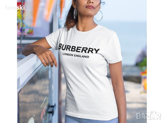 Дамска тениска Burberry принт Всички размери, снимка 3 - Тениски - 32963337