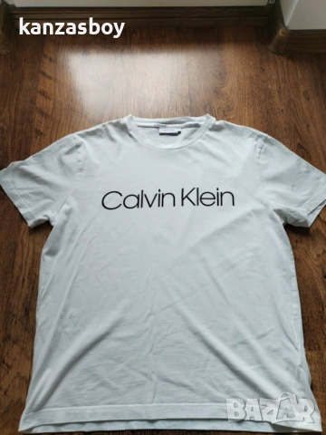 calvin klein - страхотна мъжка тениска XЛ , снимка 6 - Тениски - 53886165
