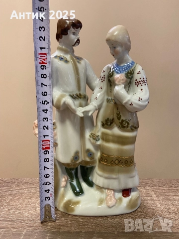 Порцеланова фигурка „Невеста“ – Полонне, винтидж СССР, снимка 2 - Антикварни и старинни предмети - 52410909