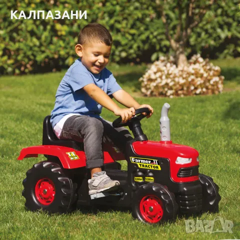 DOLU Трактор с педали Червен 8050, снимка 3 - Коли, камиони, мотори, писти - 47435170