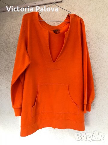 Тънко голямо худи 100% памук, снимка 8 - Блузи с дълъг ръкав и пуловери - 31534127