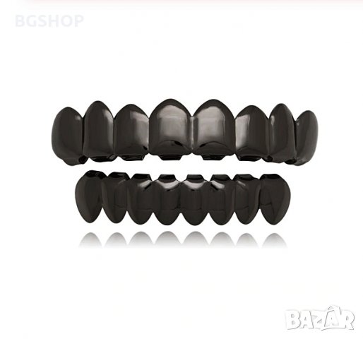 Hip Hop Grillz 8 set / Хип хоп грилз 8 комплект - Black