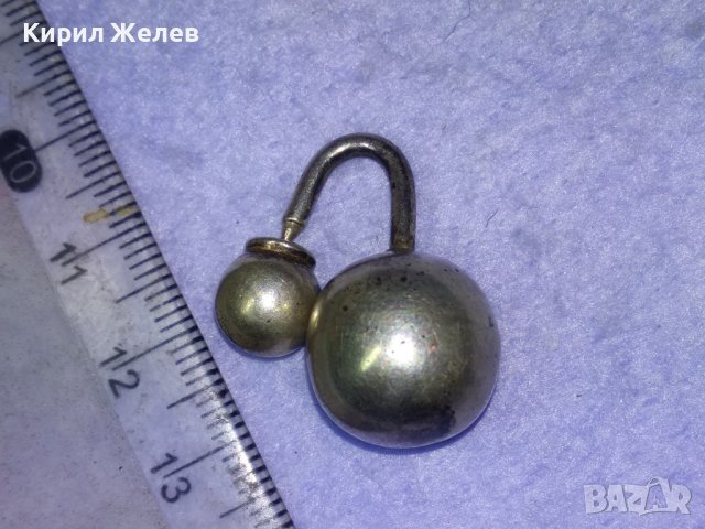 СТАРА СРЕБЪРНА ВИНТИДЖ АРТ ОБЕЦА ПИЪРСИНГ СРЕБРО 925 ПРОБА 38827, снимка 14 - Обеци - 42762977