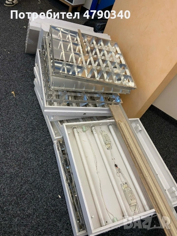 Офис Осветление Лампи 10 Броя, снимка 2 - Лампи за таван - 54261465