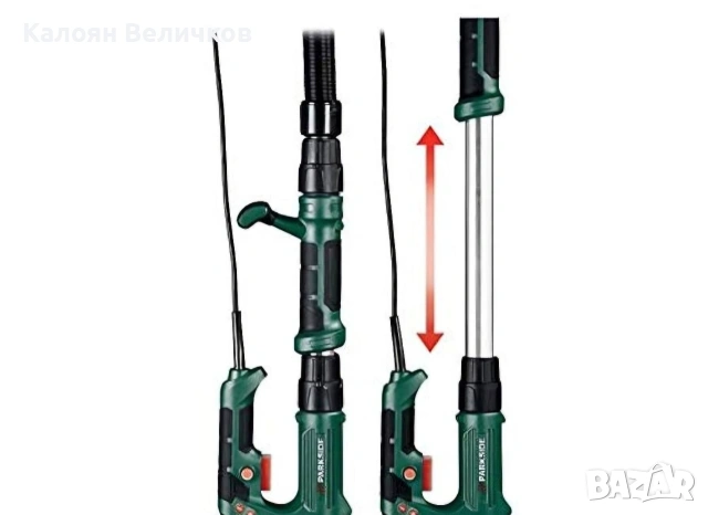 (Жираф)Шлайфмашина за стени и тавани PARKSIDE, снимка 6 - Шлайфмашини - 53934265