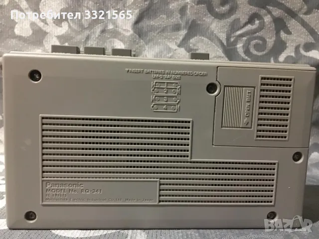 Мини касетофон Panasonic, снимка 2 - Радиокасетофони, транзистори - 48004383