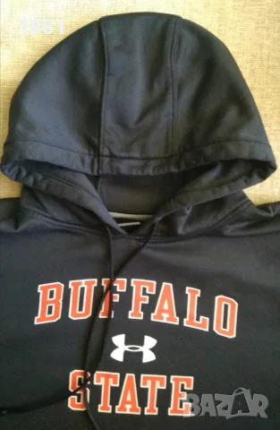 Суичър с качулка UNDER ARMOUR THERMA FIT. Ватиран. Размер XL., снимка 2 - Суичъри - 55940619