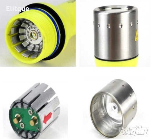 Фенер за водолази с издръжливост до 50 метра дълбочина, снимка 5 - Други - 52805776