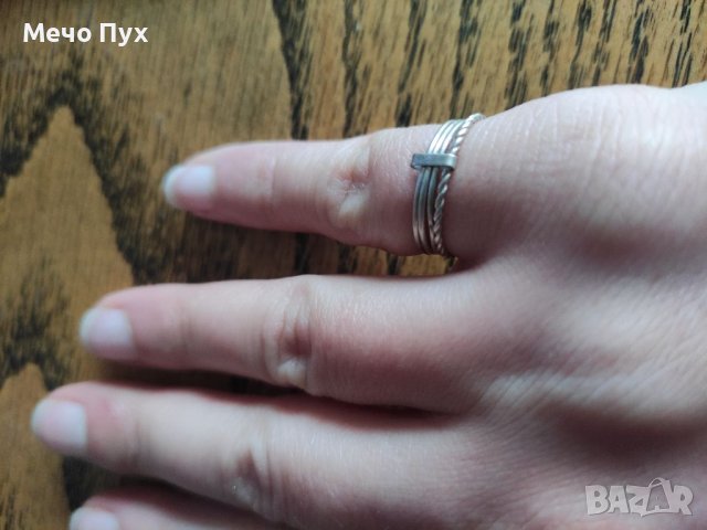 Сребърен пръстен (114), снимка 2 - Пръстени - 39893852