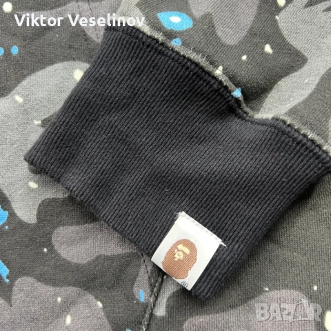 BAPE Space Camo Hoodie Горница Размер XL, снимка 3 - Суичъри - 52715034
