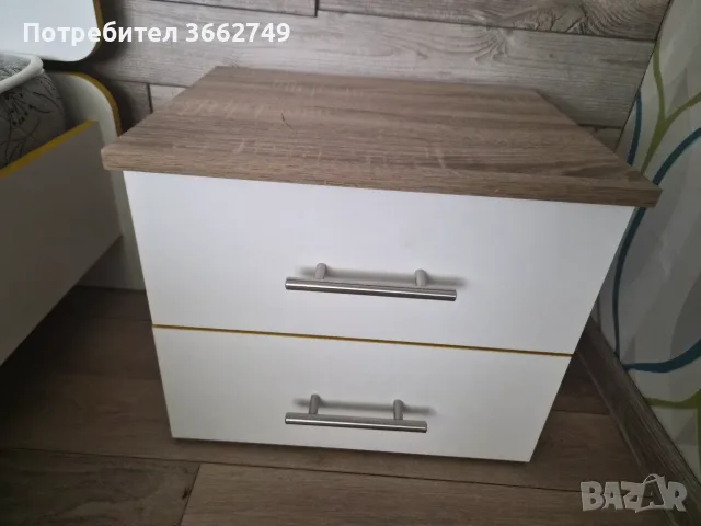 Детско единично легло с матрак и нощно шкафче, снимка 6 - Мебели за детската стая - 55817832
