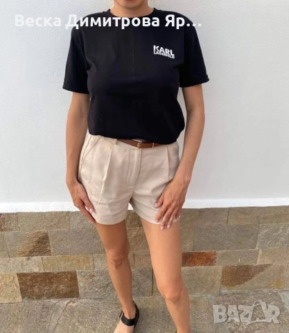 Дамски тениски Памук Права кройка, снимка 11 - Тениски - 52628174