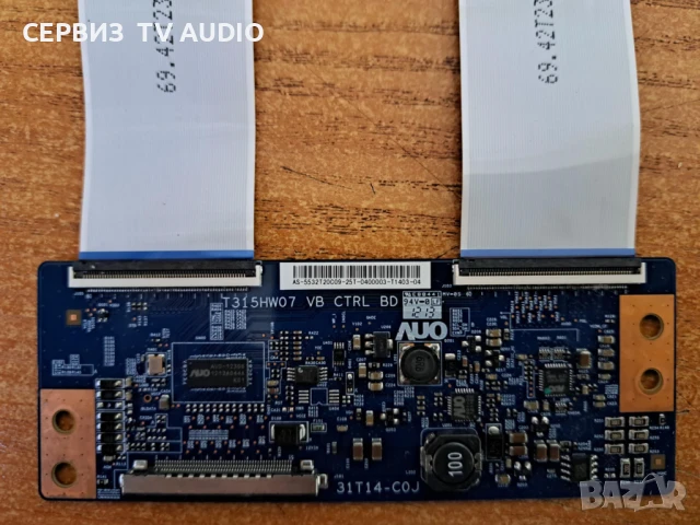 TCON BOARD T315HW07 VB CTRL BD 31T14-C0J,TV PHILIPS 32PFL3517H/12