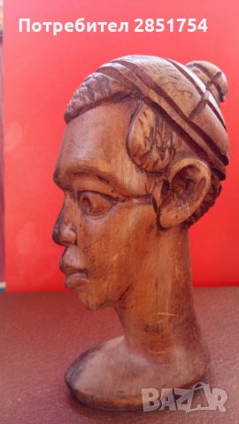 Стара африканска фигурка от махагоново дърво за колекционери 