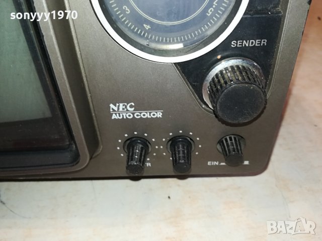 nec color tv-antique 2702241614, снимка 5 - Антикварни и старинни предмети - 44495922
