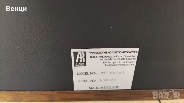 Acoustic Research 142 Walnut, снимка 7 - Тонколони - 49523963