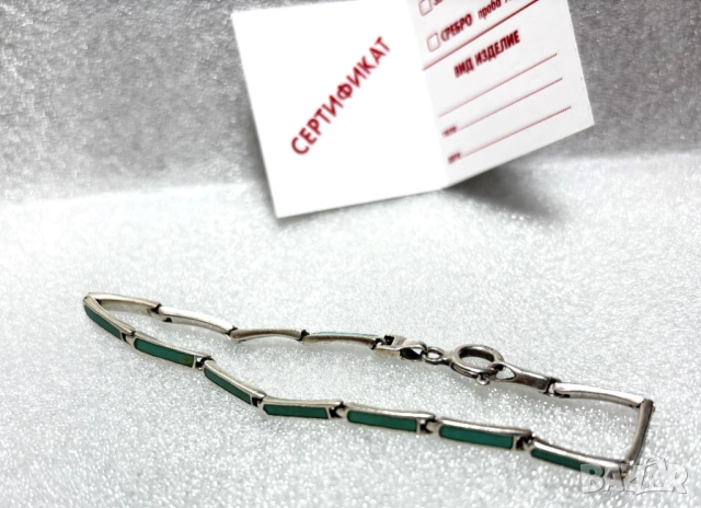 Дамска Сребърна Гривна (проба 925)- 5,42 грама, снимка 2 - Гривни - 52573246