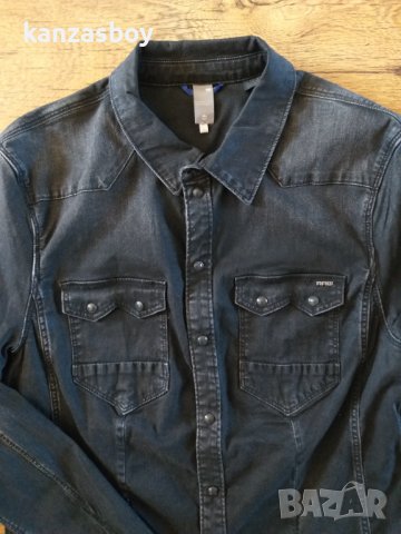 g-star tacoma western straight shirt wmn - страхотна дамска риза КАТО НОВА, снимка 5 - Ризи - 39731472