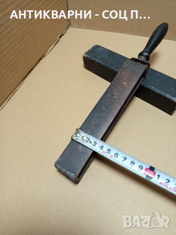 Соц Старо Немско  Кожено Бръснарско Точило Масат., снимка 16 - Антикварни и старинни предмети - 50660115