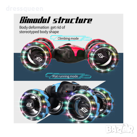 3996  Кола трансформър с дистанционно управление и гривна за жестово управление , снимка 14 - Коли, камиони, мотори, писти - 44614537