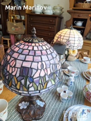 Нощтни лампи тип Тифани , снимка 4 - Настолни лампи - 51654514