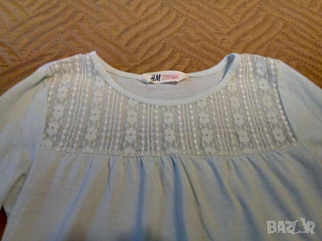 Блузка с дълъг ръкав H&M, снимка 5 - Детски Блузи и туники - 42848108