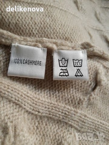Кашмир. BONGENIE GRIDER. Size M- L Великолепна жилетка Пелерина , снимка 5 - Жилетки - 42642593