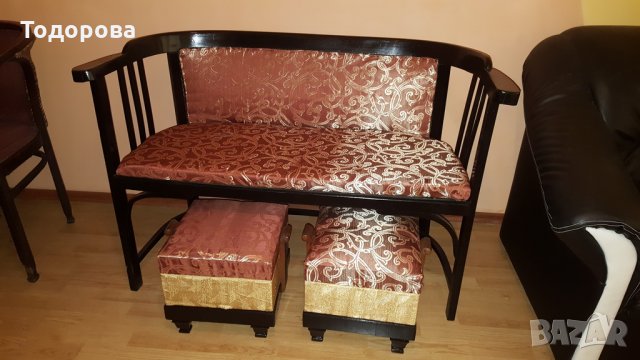 Старинна холова гарнитура от  5 части, снимка 6 - Антикварни и старинни предмети - 30978429