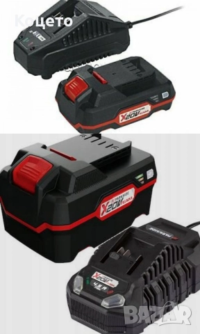 20 V - 2 Ah и 4 Ah /  - Батерия и зарядно Парксайд/Parkside, снимка 12 - Други инструменти - 25143626