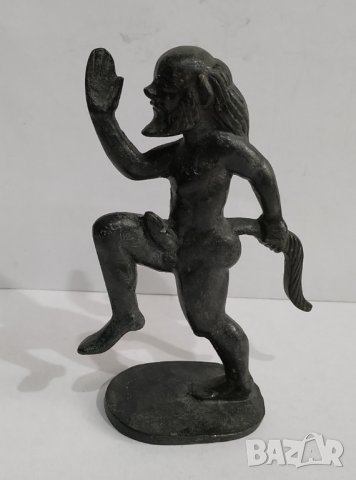 Бронзова статуетка на Сатир, снимка 2 - Антикварни и старинни предмети - 29699261