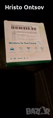 Безжичен адаптер за кола 2 в 1 Carplay Android, снимка 3 - Аксесоари и консумативи - 48460938