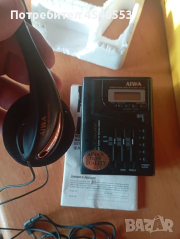 Walkman Aiwa HS-T55 , снимка 3 - Радиокасетофони, транзистори - 51162798