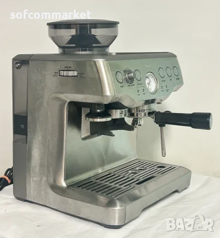  Еспресо машина Solis (Breville) BES870 с вградена мелачка + 3 мес. гаранция, снимка 6 - Кафемашини - 55900472