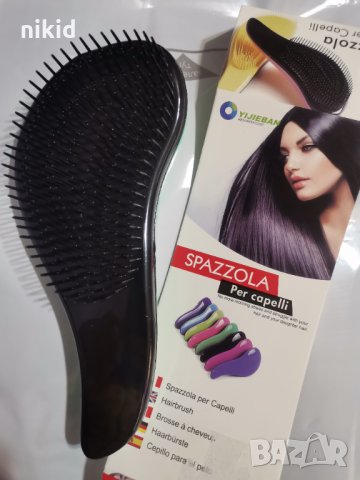 четка за коса за лесно сресване релаксира скалпа и стимулира растежа , срещу сплитане тип Tangle, снимка 4 - Аксесоари за коса - 29718678