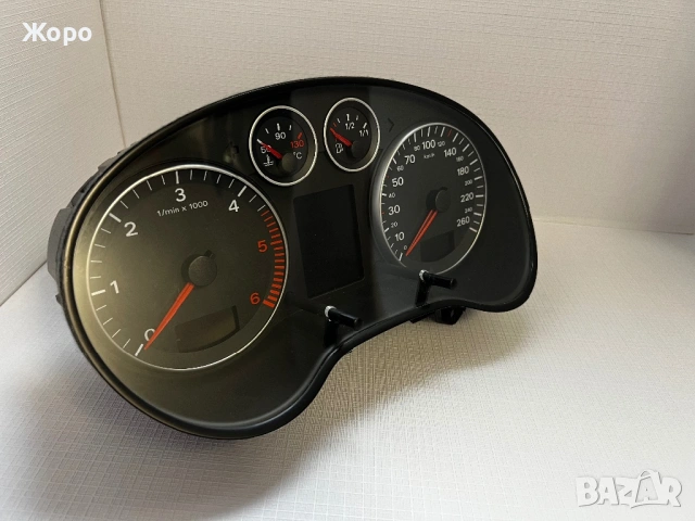 Километраж / Табло за Ауди А3 / Audi A3 8P S-Line 2006–2008 г. – 8P0920931E – Siemens VDO, снимка 3 - Части - 53271592