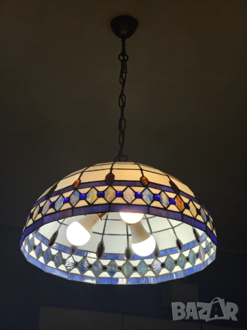 Полилей тип Тифани., снимка 7 - Лампи за таван - 51939204
