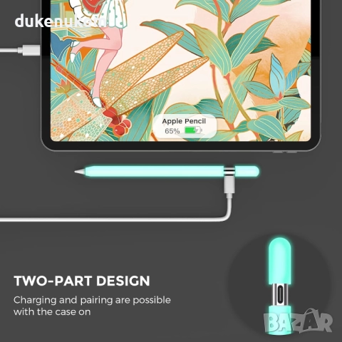 Силиконов калъф за Apple Pencil (USB-C) 2023, снимка 3 - Калъфи, кейсове - 51818897