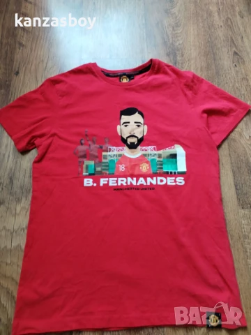 manchester united x B.Fernandes official product -футболна фенска тениска КАТО НОВА С, снимка 5 - Тениски - 50943332