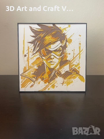 Релефна картина Tracer – Overwatch