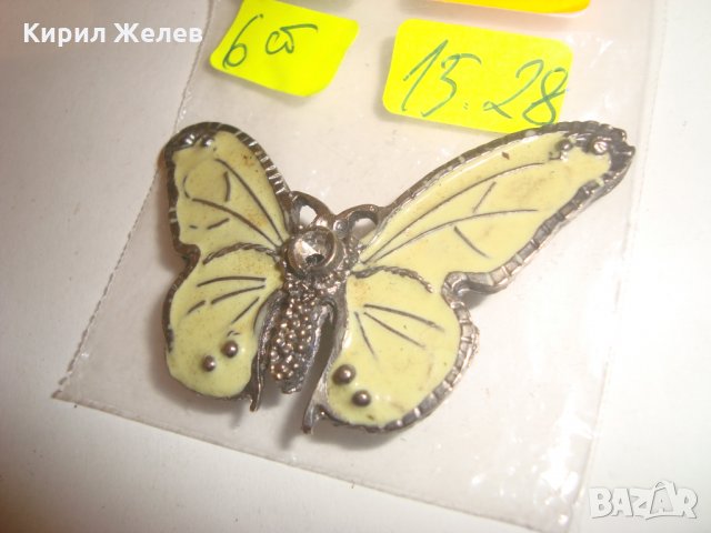 ЕМАЙЛИРАНА БРОШКА ПЕПЕРУДА 9928, снимка 6 - Други - 30446930