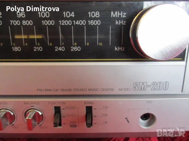 Музикален център toshiba sm-200 made in japan, снимка 8 - Ресийвъри, усилватели, смесителни пултове - 49162629
