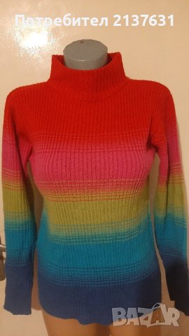 ДАМСКА  ПЛЕТЕНА БЛУЗА  - ПОЛО - Размер  S / M , снимка 1