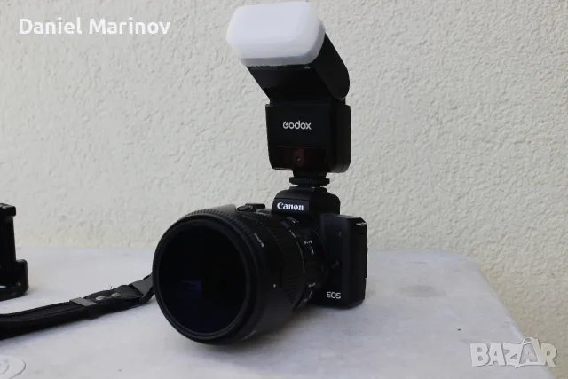 Canon m50 mark ii + фотографски комплект , снимка 8 - Обективи и филтри - 55781611